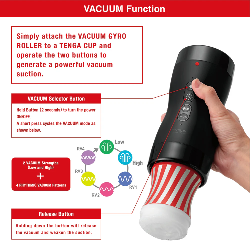 Tenga VACUUM GYRO ROLLER SET - 1